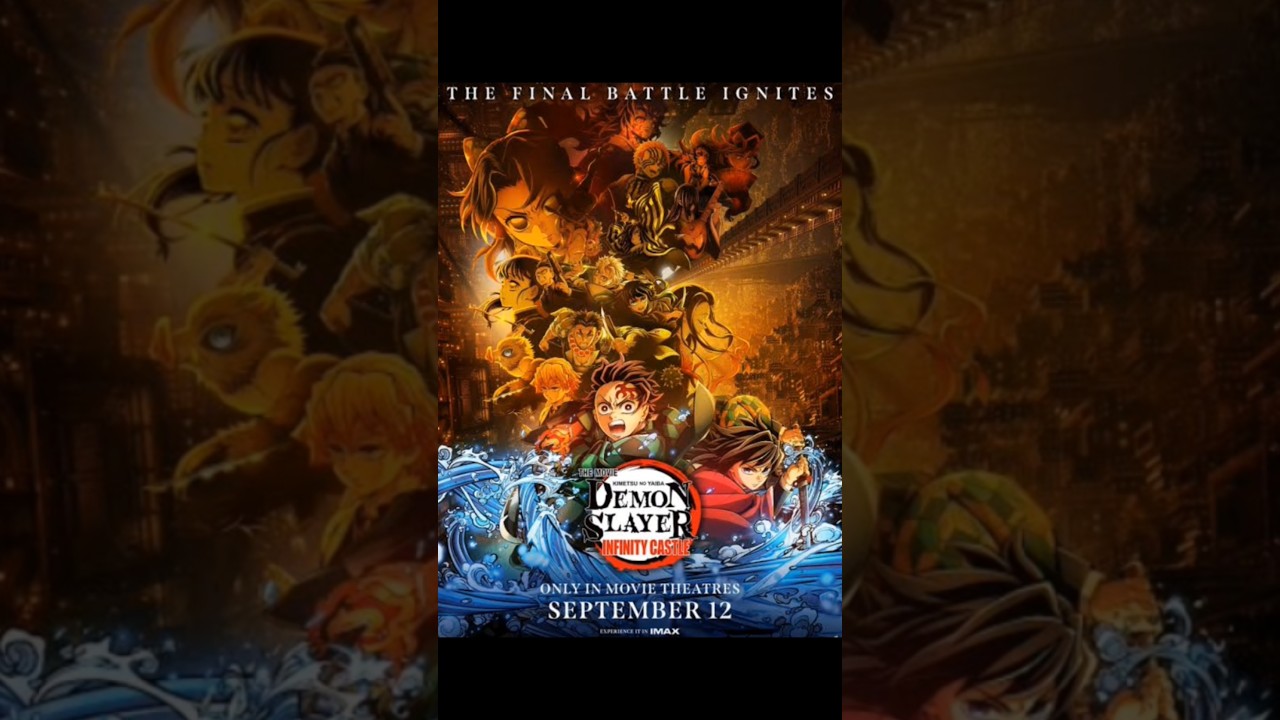 Demon slayer movie: the final battle ignites💀 on 12 september 💀 4K edit #viralvideo #ytshorts