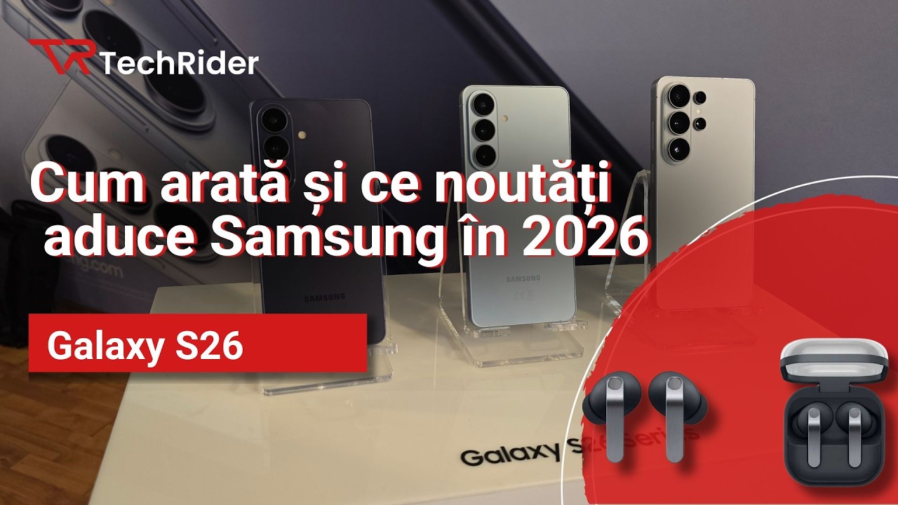 Samsung dezvăluie noile flagship-uri din seria Galaxy S26 (hands-on)