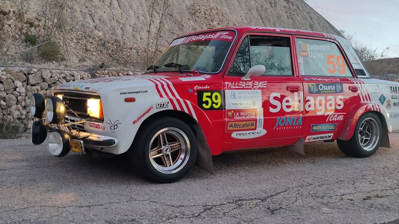 Rally la Nucía 22 ( Clásicos). Salida tramo Benasau.