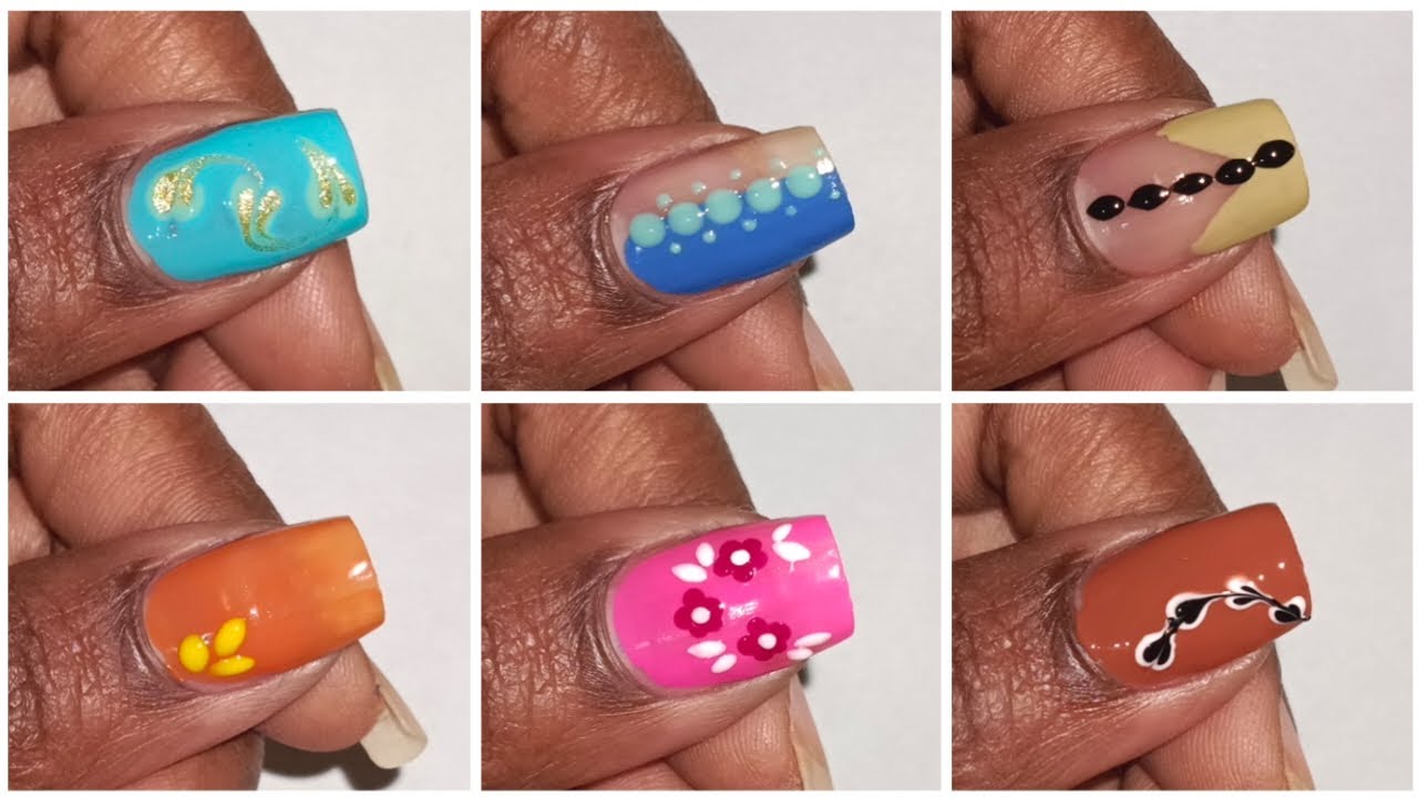 Simple Nailart designs 2026 | Go to Nail designs Tutorial | Nail art designs with no tools