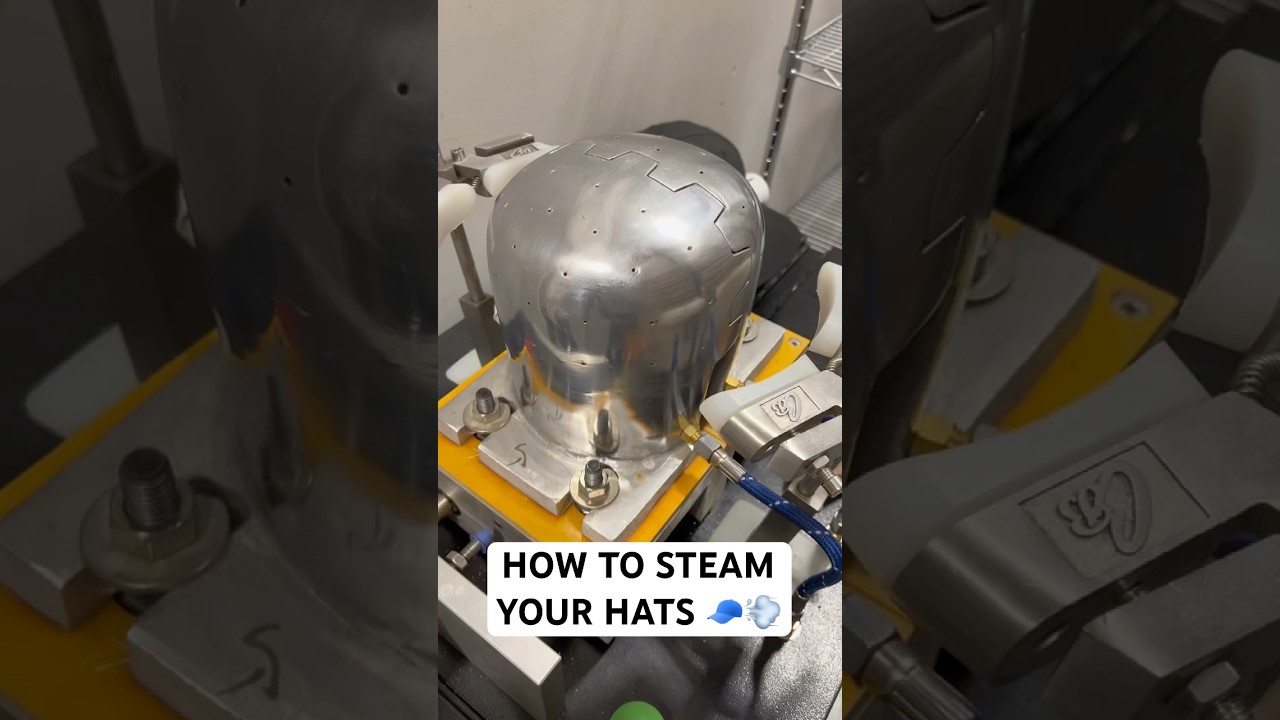 Here’s the best way to steam and shape your fitted hat collection! 🧢💨 