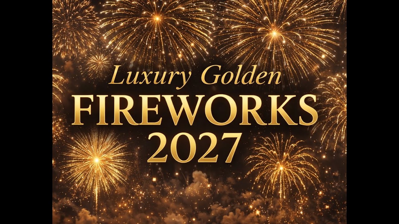 Relaxing Luxury Fireworks at Night 🌙 | 30 min Cinematic Loop