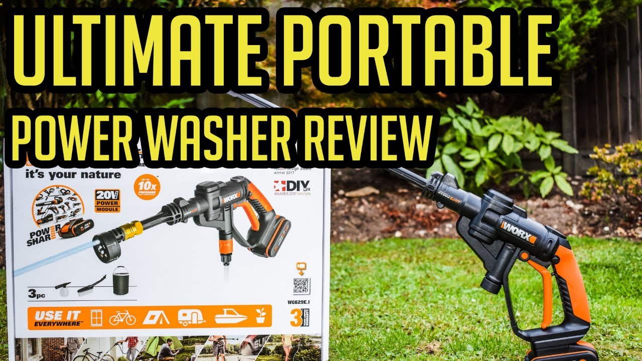 Ultimate Portable Power Washer 2018 - WORX HYDROSHOT Review