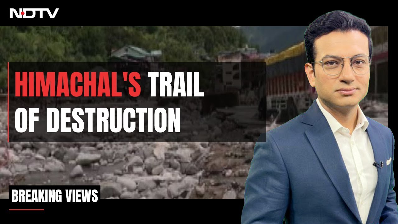 Himachal Flood News: Warzone-Like Visuals In Flood-Hit Manali | Breaking Views