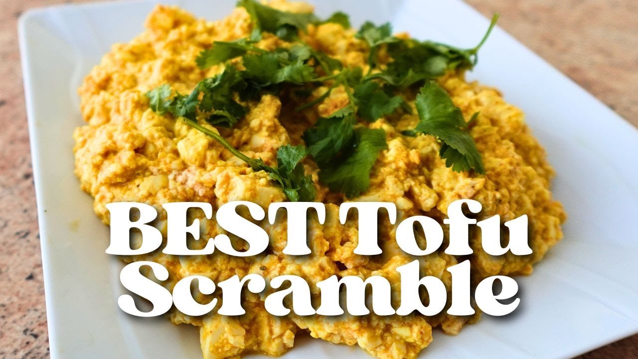 Tofu Scramble Recipe That ACTUALLY Tastes Like Eggs!