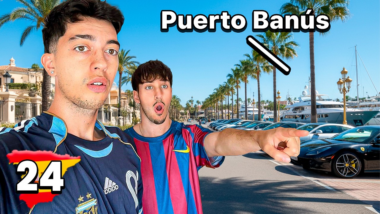 Así es el Lugar mas Lujoso de España: Puerto Banús | Recorriendo España sin Internet