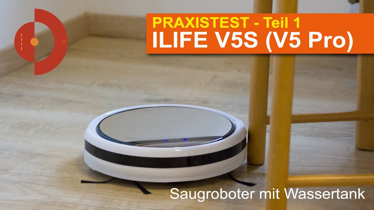 ILIFE V5 Pro (ILIFE V5S) im Praxistest (Teil 1)    [Saugroboter Test]