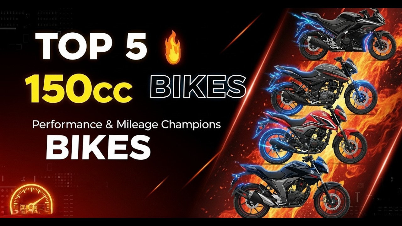Top 5 Best 150cc Bikes in India 2026 | Performance & Mileage Champions