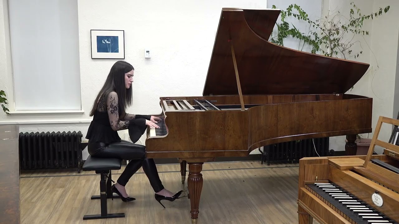 Theodora Serbanescu-Martin plays Brahms Klavierstücke, Op. 116 (1857 J.B. Streicher Piano)