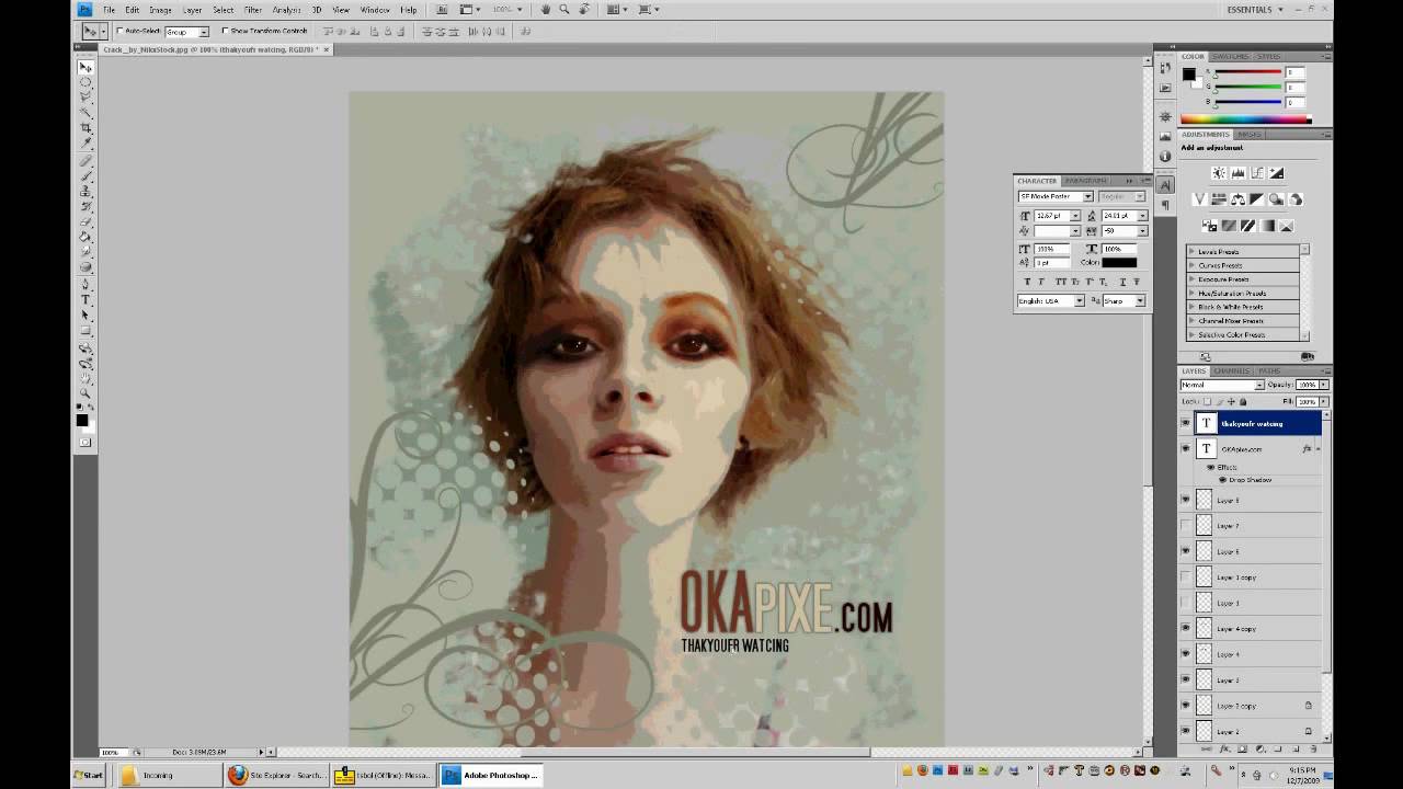 5 minute quick photoshop cover art digital painting
