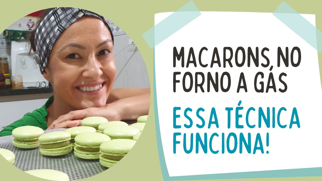 Live #82 - A melhor técnica para fazer macarons no forno convencional a gás (e funciona!)