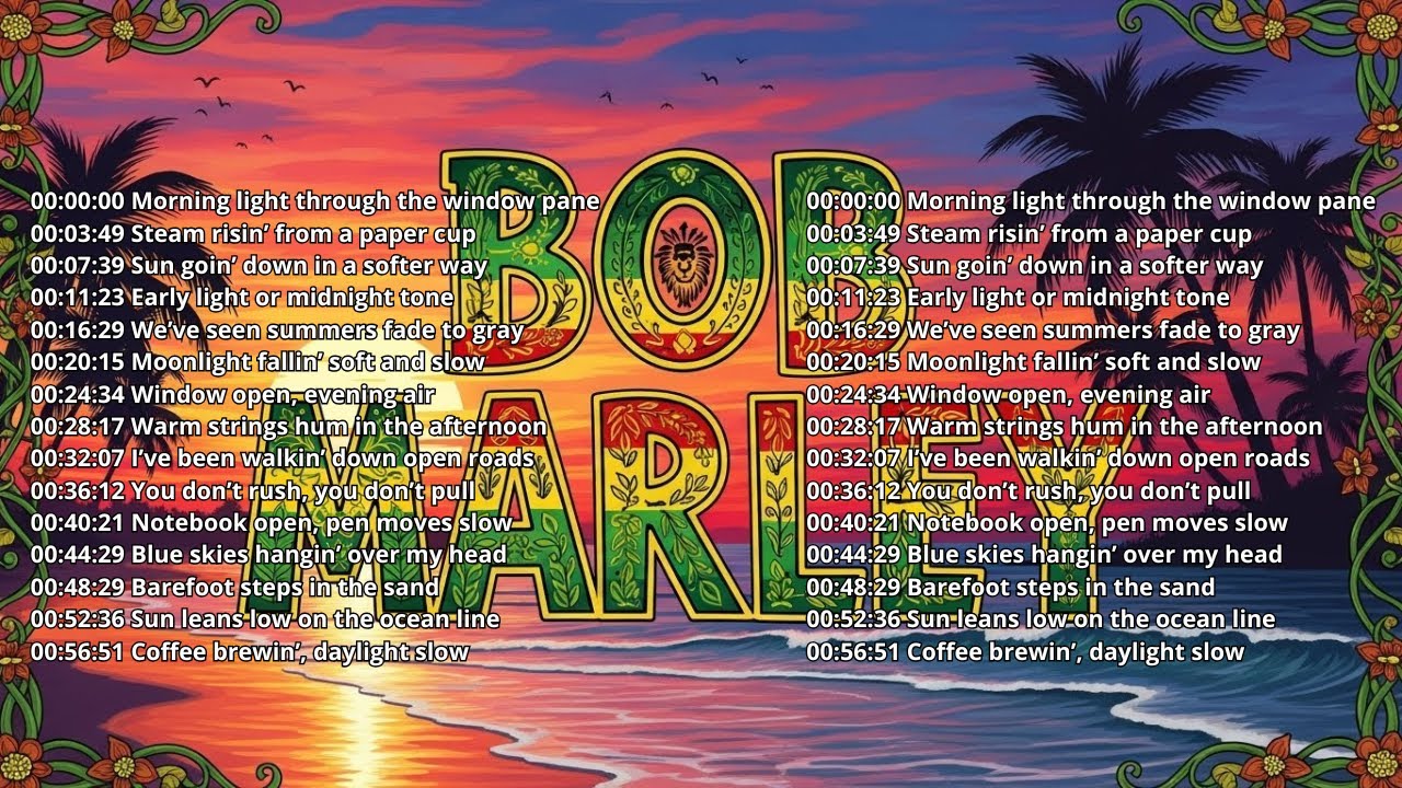 Roots Reggae Songs with a Message of Love - Bob Marley Inspired