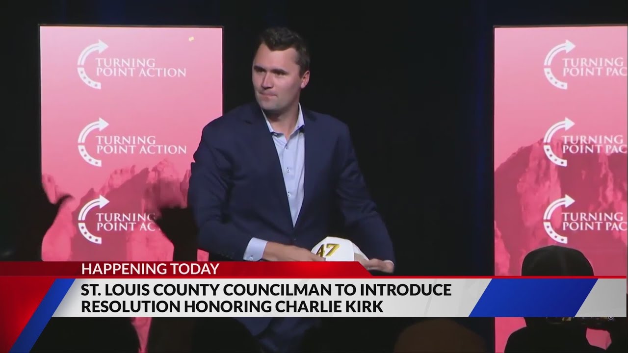 St. Louis County Councilman to introduce honor for Charlie Kirk
