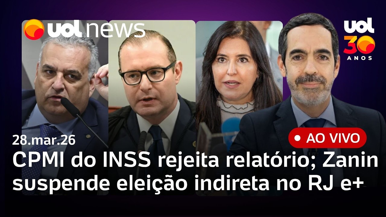 CPMI do INSS rejeitada e relator denunciado; Tebet rebate Nunes; elei&ccedil;&atilde;o indireta no RJ suspensa e+