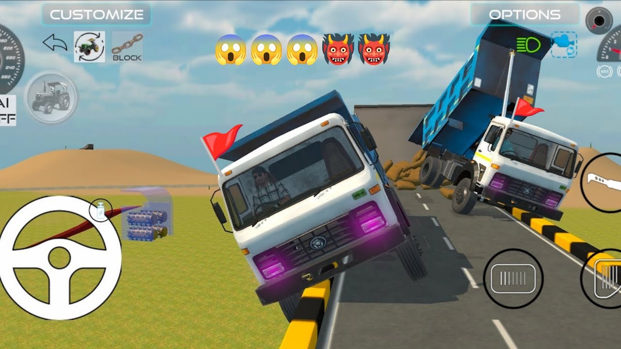 !! FULL LOADEAD TATA DUMPER IN CRASH !! 💥🚩🔥⛽🚧💸🐔❌🚨👑⛽💥💯🚩❌