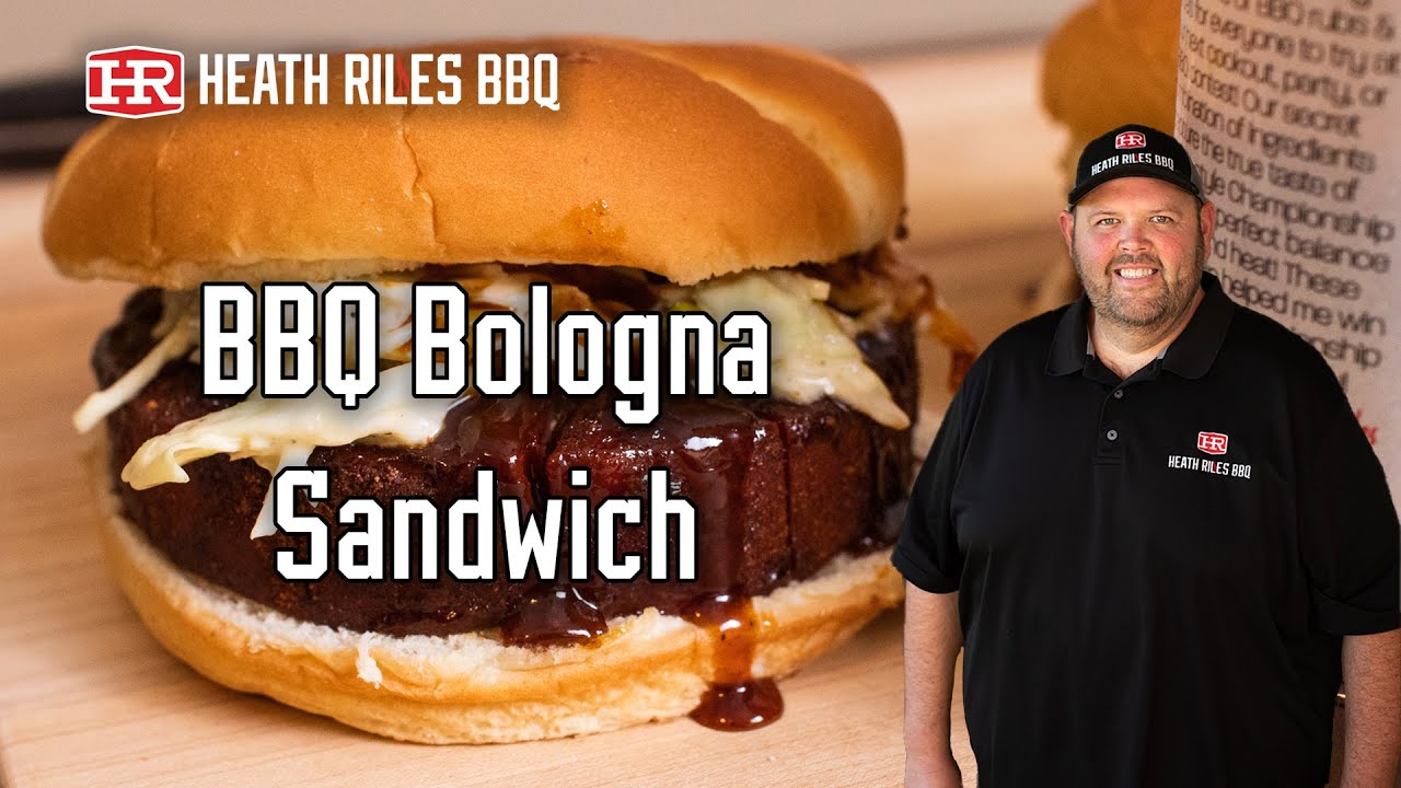 BBQ Bologna Sandwich | Pellet Grill | Heath Riles