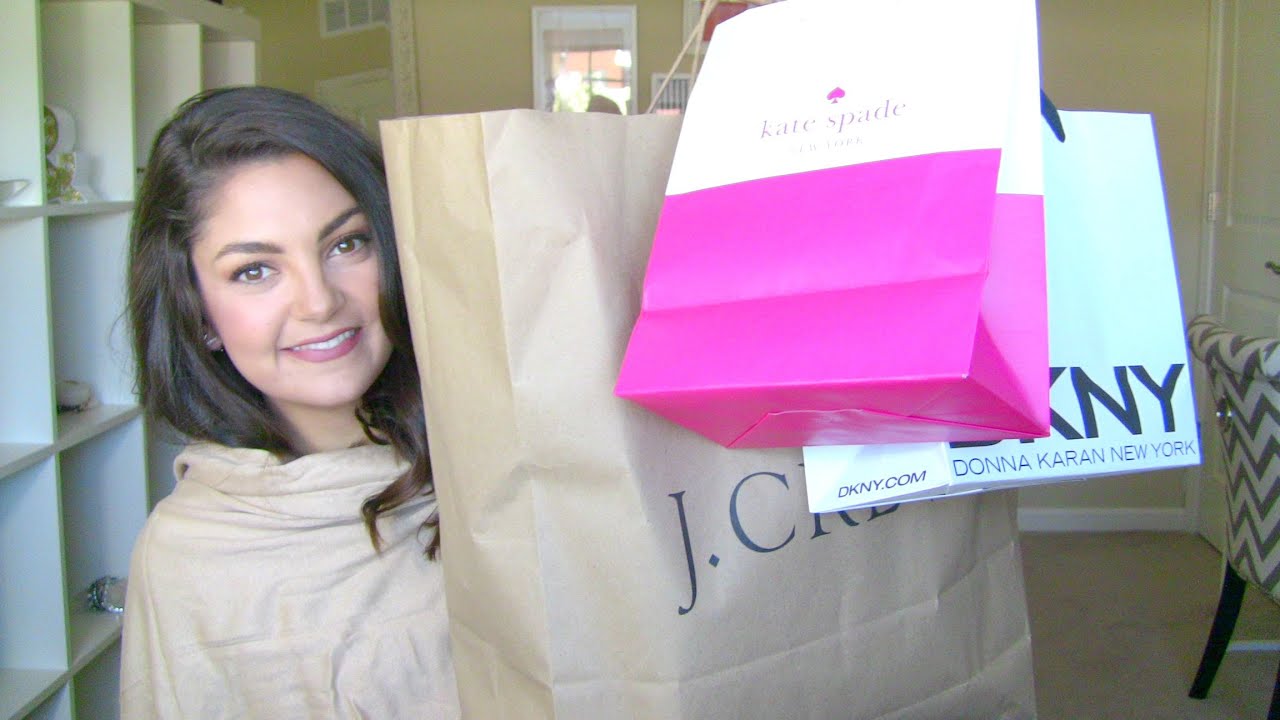 Outlet Mall Haul | J.crew, Kate Spade, DKNY & more!