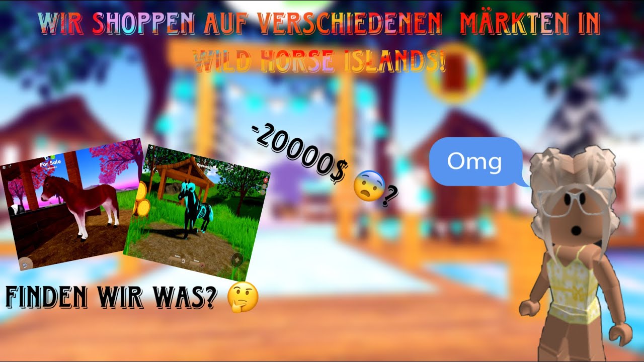 Wild horse islands shopping! || Mrspinksheep #roblox