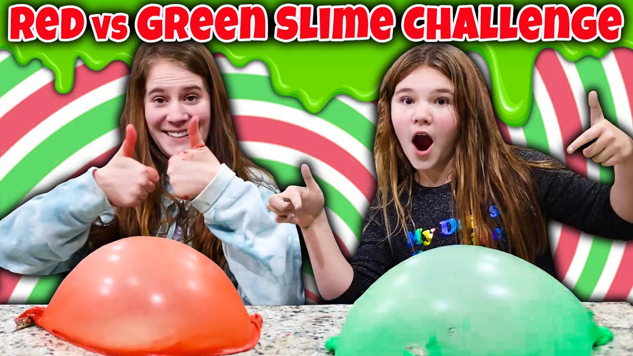 Red VS Green Slime Challenge
