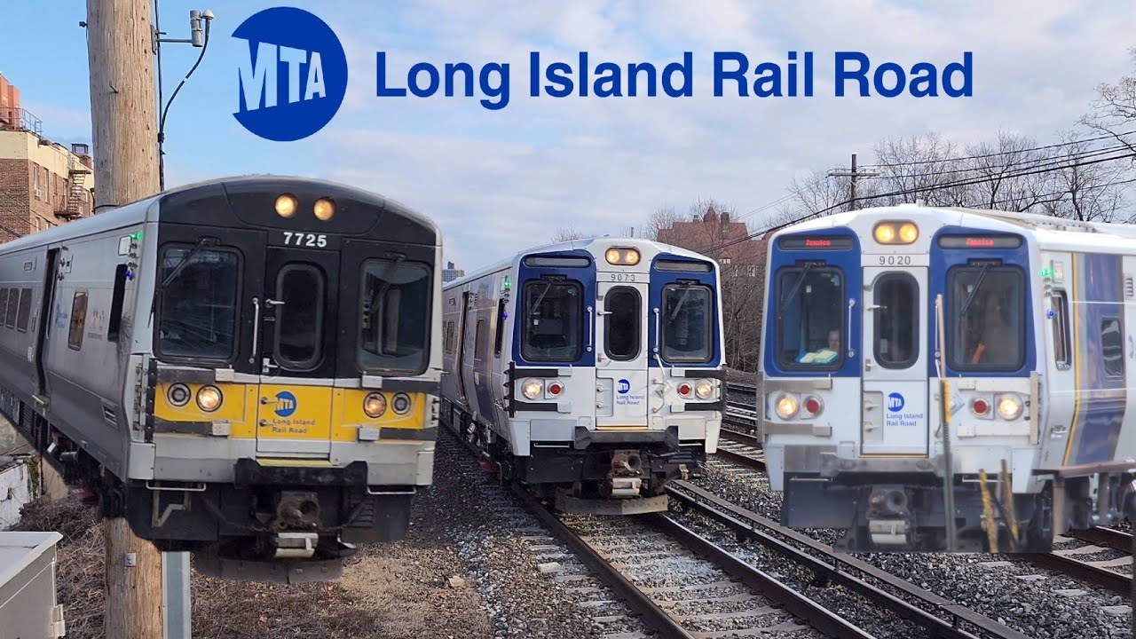 Quick LIRR Action at Forrest Hills with a Horn Salute and a Train From Grand Central. FT: M9 & M7