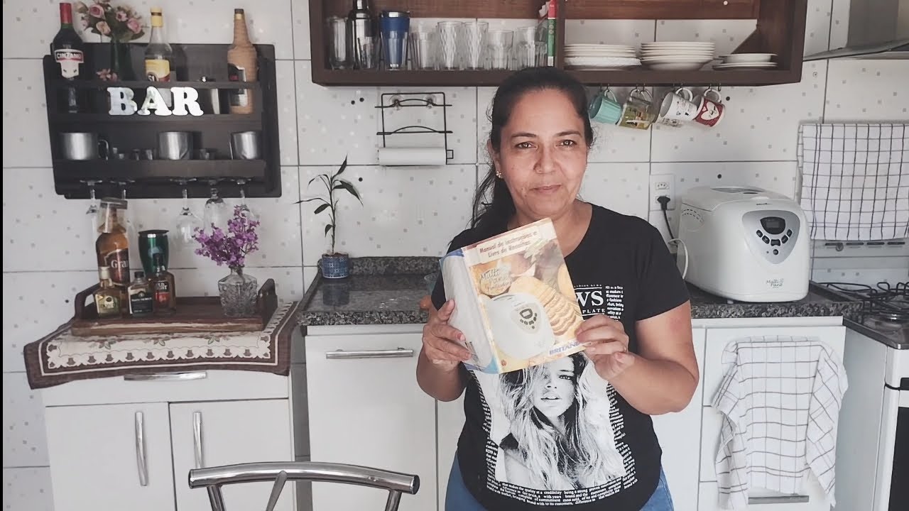 Esse pão ficou perfeito na panificadora 