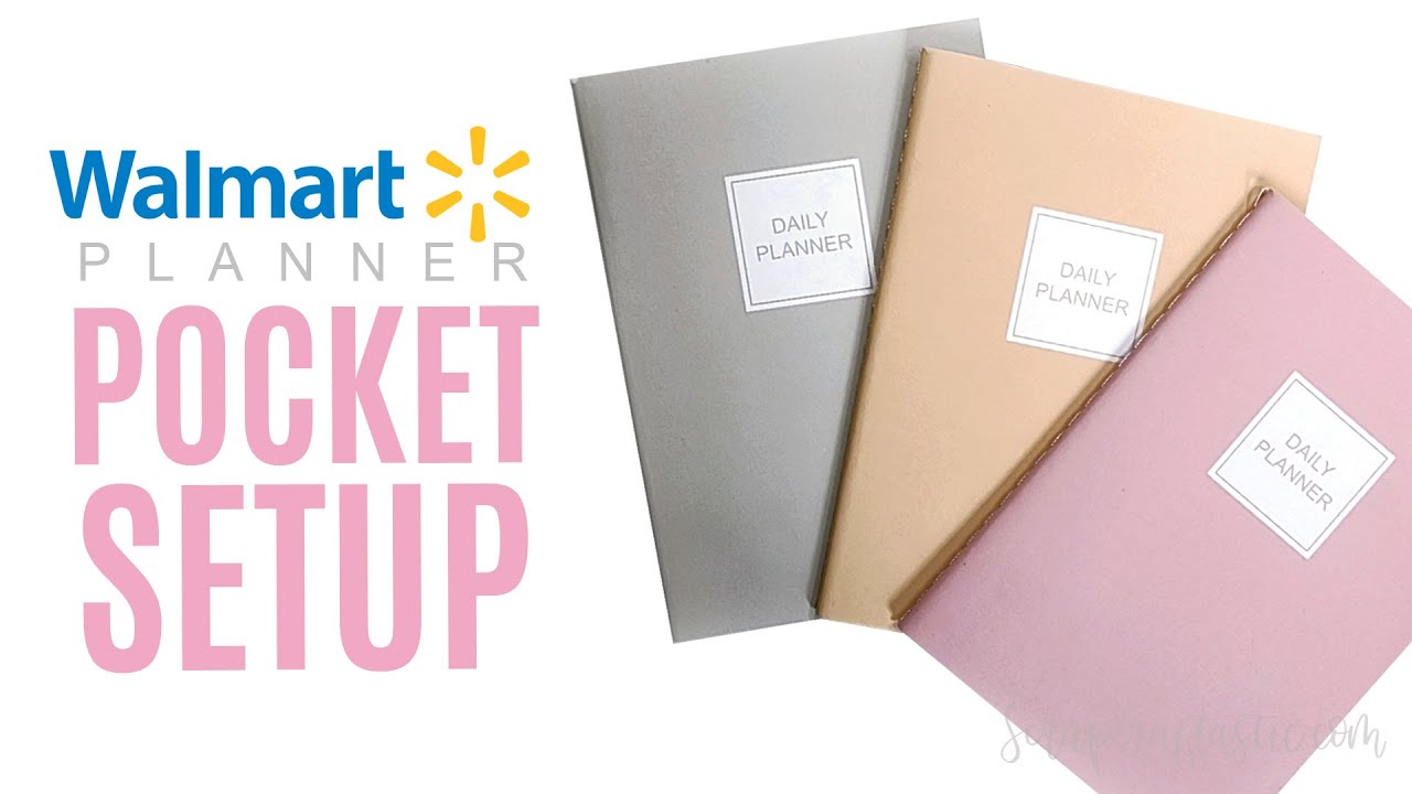 Walmart Pen + Gear Daily Planners in a Pocket Traveler's Notebook