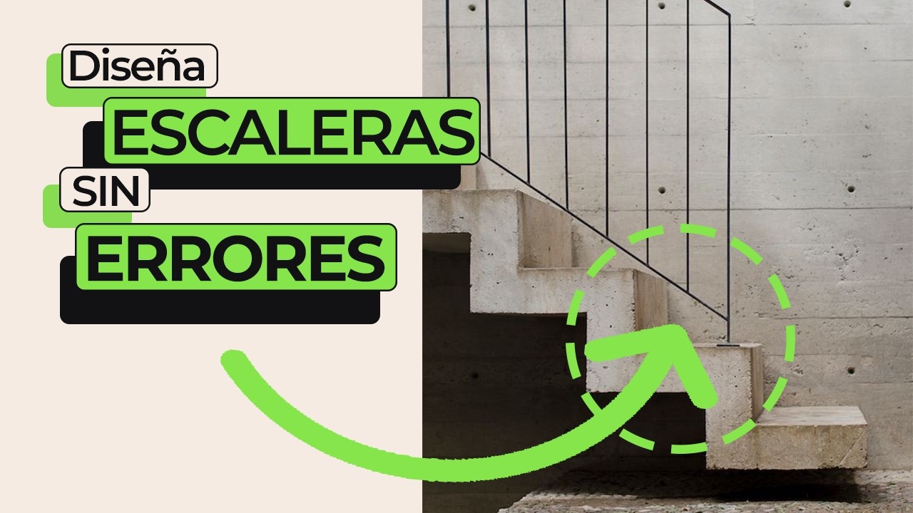 Diseñar ESCALERAS parece fácil... ¿SEGURO? (Guía completa de ARQUITECTO)