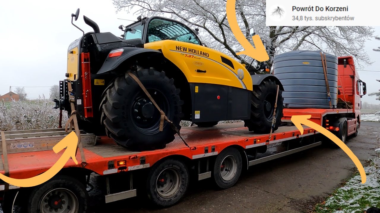 Nowe nabytki 2022 / New Holland th7.37 / Swimer 5000l