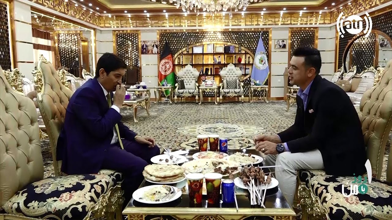 Eating lunch with Abbas Ibrahimzada / صرف طعام چاشت با عباس ابراهیم زاده