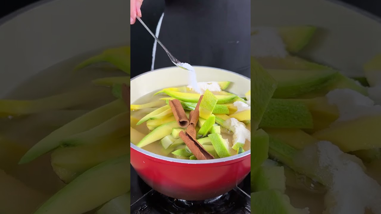 Jeito simples e saboroso de aproveitar manga verde.
