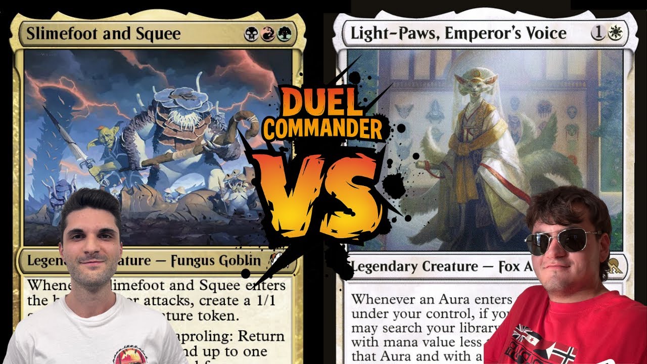 Slimefoot vs Light-paws | MTG Duel Commander