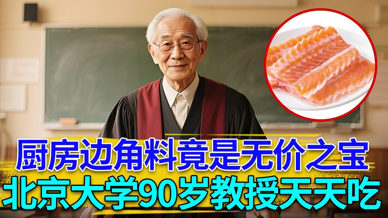 厨房边角料竟是无价之宝，北京大学90岁教授天天吃，揭秘omega-3排行榜，头脑灵活、肌肉饱满全靠它【活过100岁】
