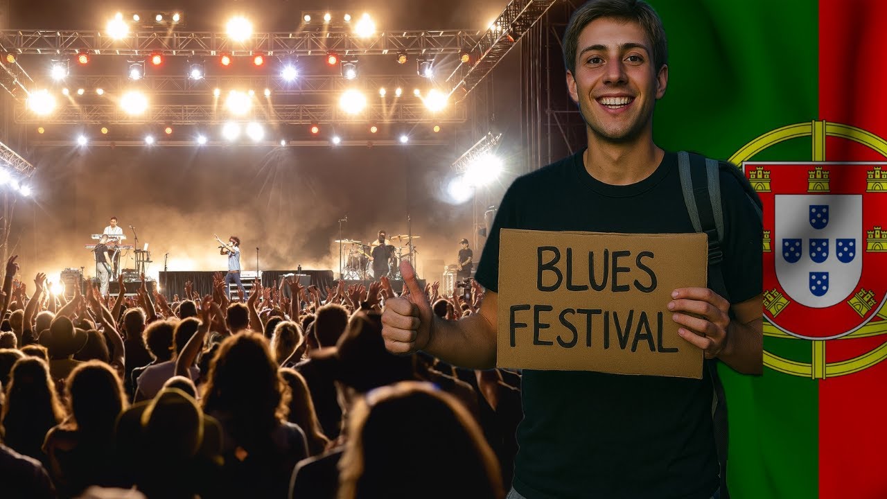 Hitchhiking to the most famous BLUES FESTIVAL in Portugal