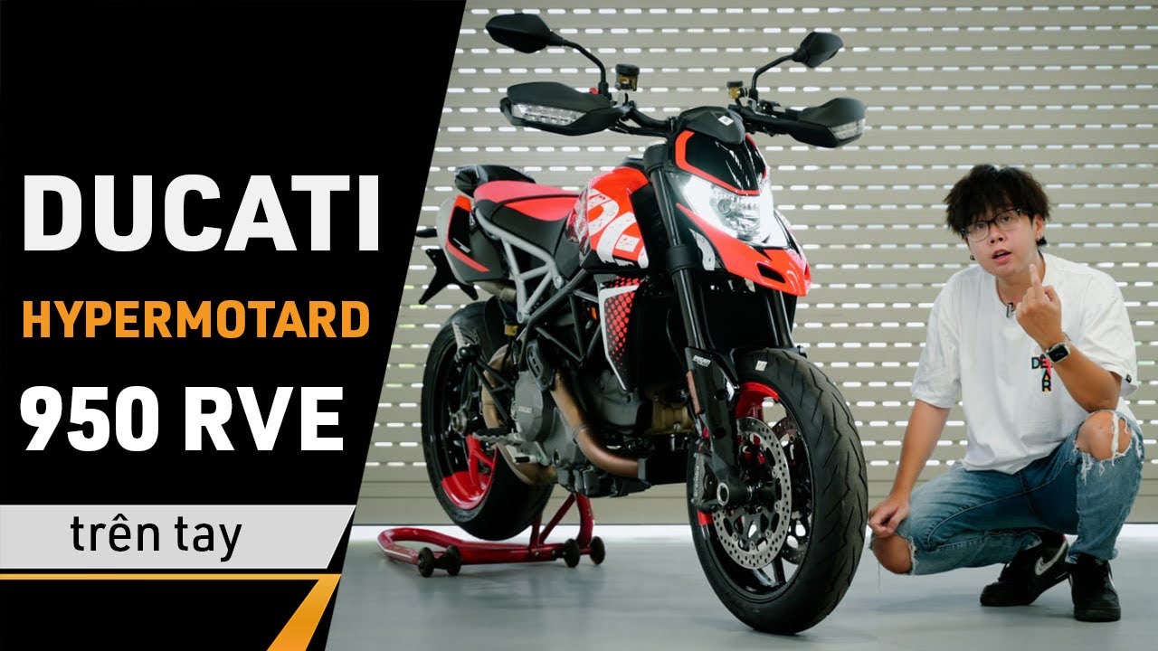 Trên tay Ducati Hypermotard 950 RVE | màu sắc bắt mắt, lái rất vui