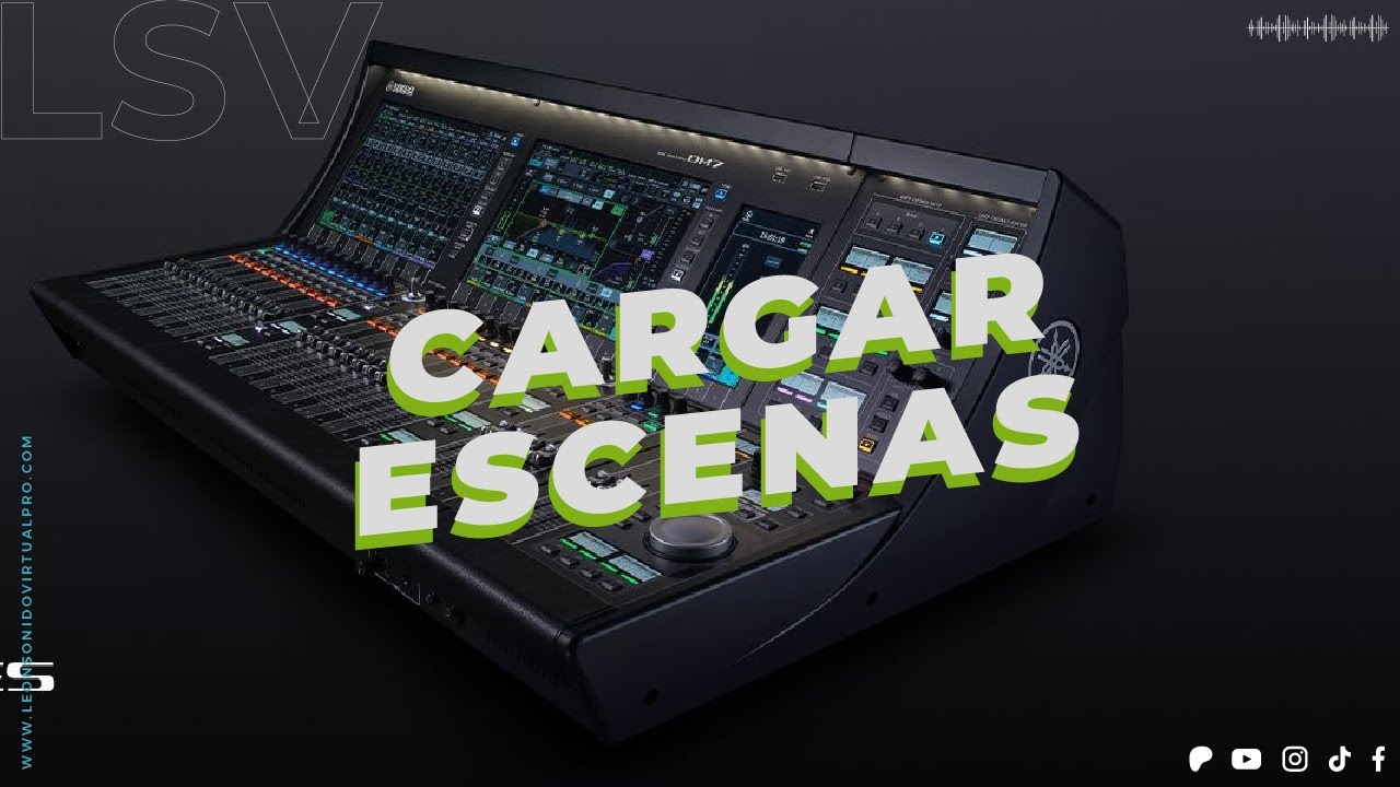 Cargar Escenas - Yamaha DM7
