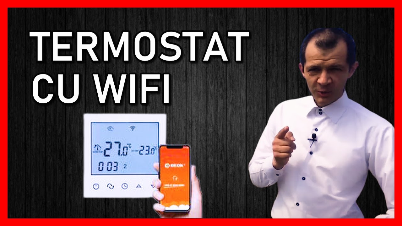 TDS21W Termostat Incalzire in Pardoseala - Termostat cu Control de la Distanta prin WIFI, #iCONFORT