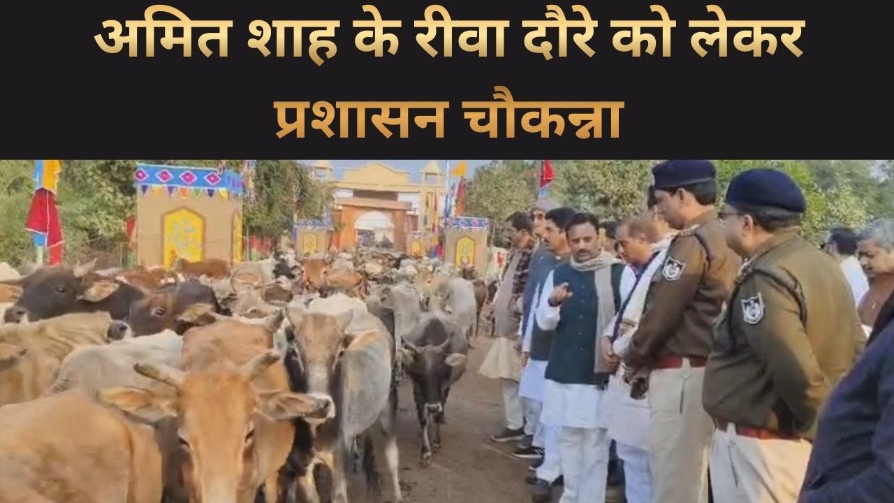 अमित शाह के रीवा दौरे को लेकर प्रशासन चौकन्ना, डिप्टी सीएम ने किया कार्यक्रम स्थल का निरीक्षण...