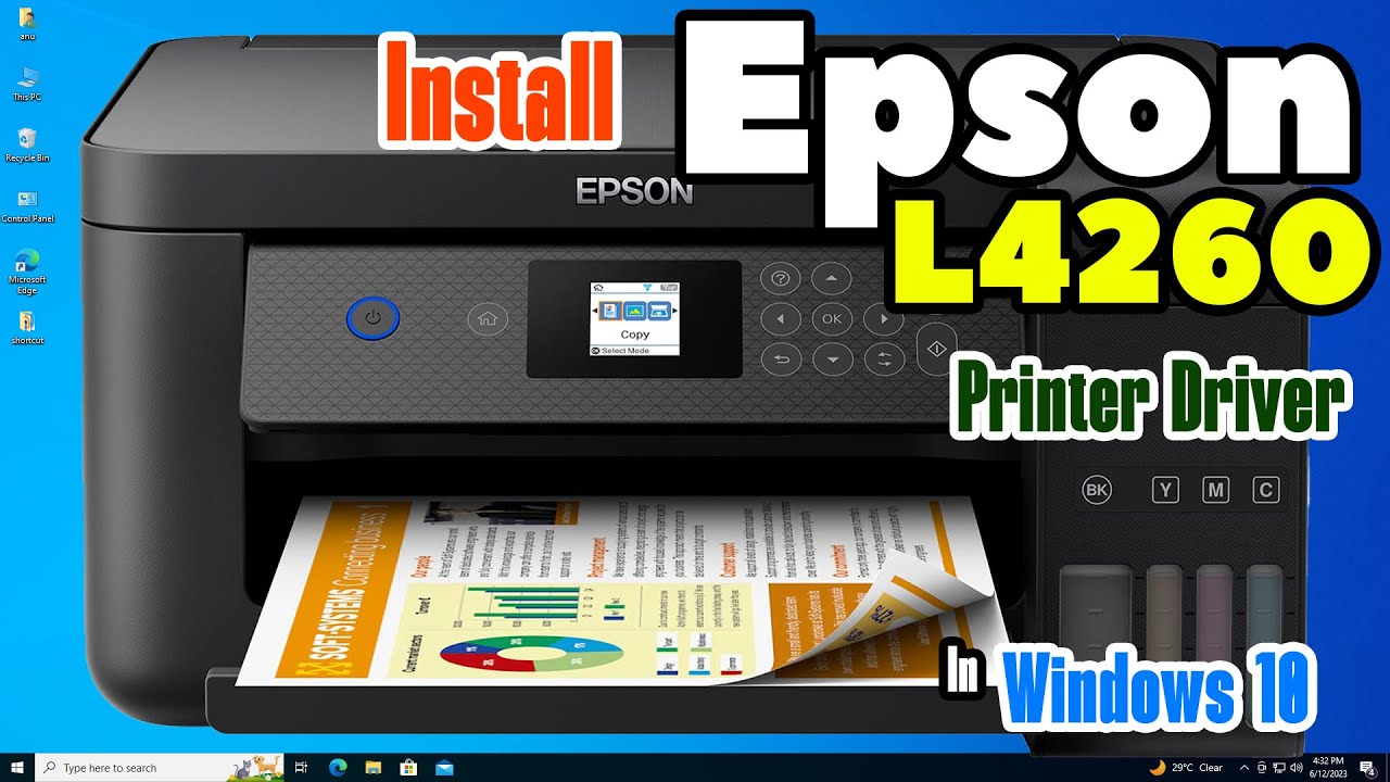 Как загрузить и установить драйвер принтера Epson L4260 на ПК или ноутбук с Windows 10
