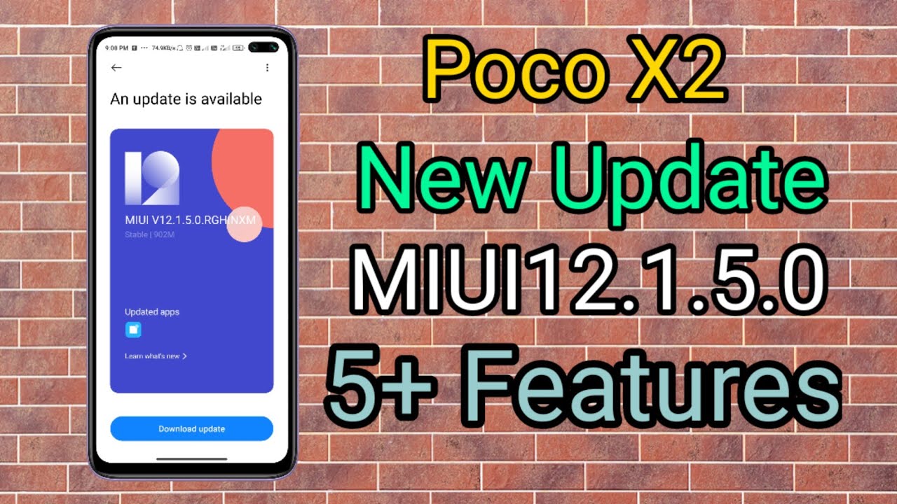 Poco X2 New Update features MIUI12.1.5.0 | Poco Update Features Explanation in Malayalam