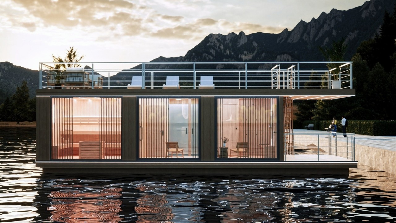 Designed for Profit! This Floating Sauna Business Idea Taking Off Worldwide!