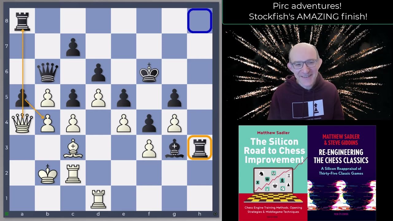 Silicon Road: Great Engine Attacks! You will NOT believe this! Stockfish's AMAZING Pirc finish!