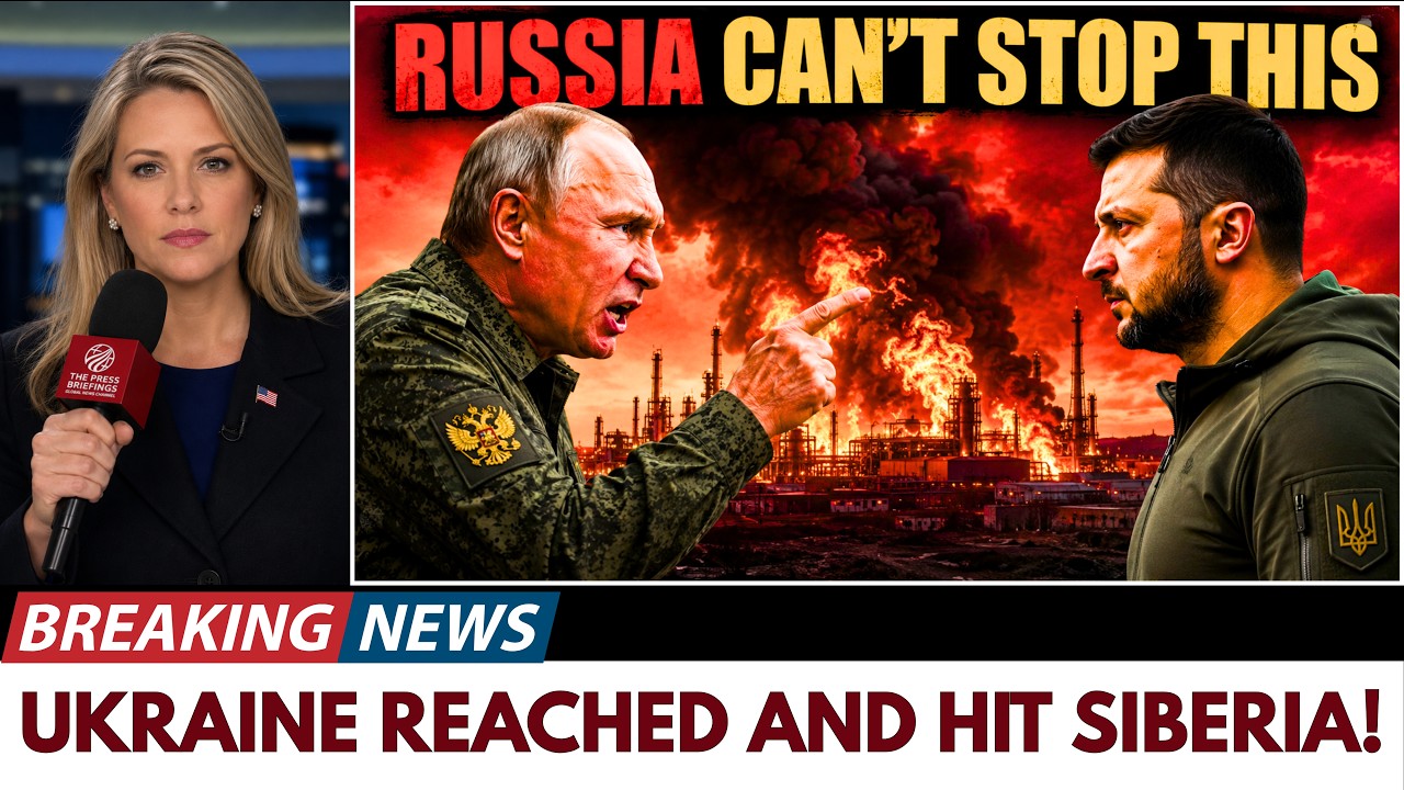 UKRAINE HIT RUSSIA'S OIL IN SIBERIA. PUTIN HAS NO ANSWER FOR THIS.