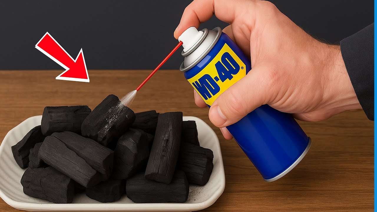 Mixing WD-40 and Charcoal… The Results Shocked Me!