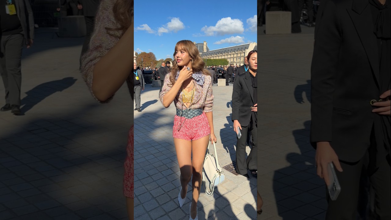 lisa paris fashion week louis vuitton #lisa #ลิซ่า #lalisa #blackpink