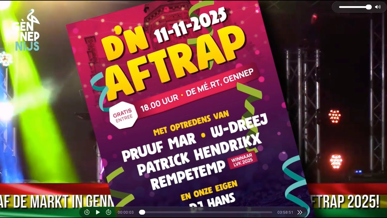 GennepNews - D'n Aftrap 2025
