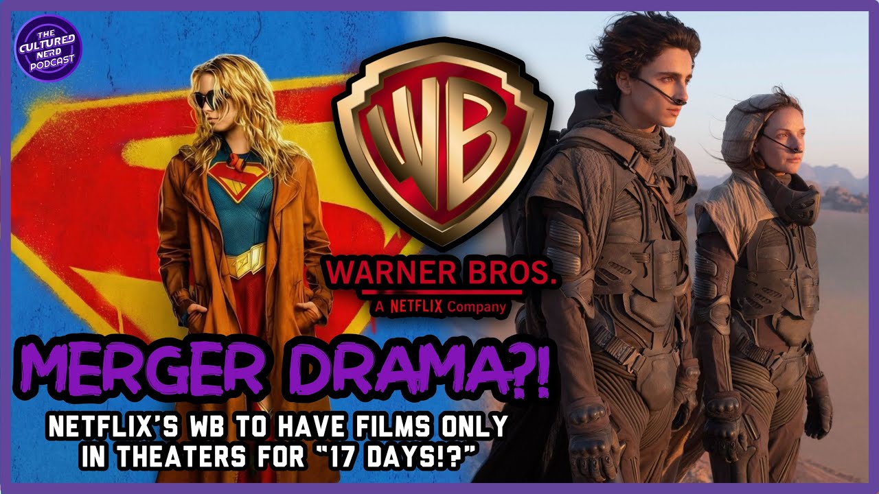 Драма вокруг слияния?! Netflix хочет сократить прокатный период Warner Bros. до 17 дней?!