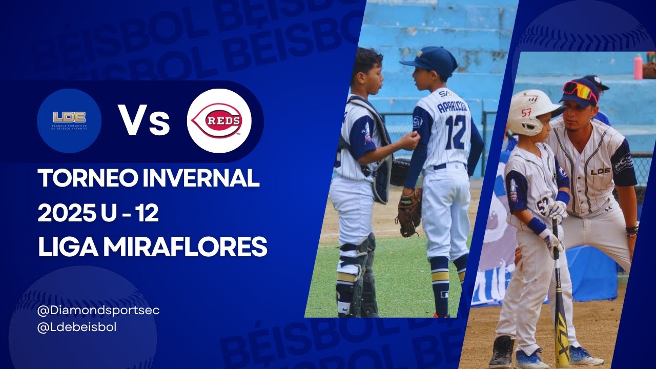 ¡Béisbol Infantil en Vivo! LDE vs REDS - Liga Miraflores U8
