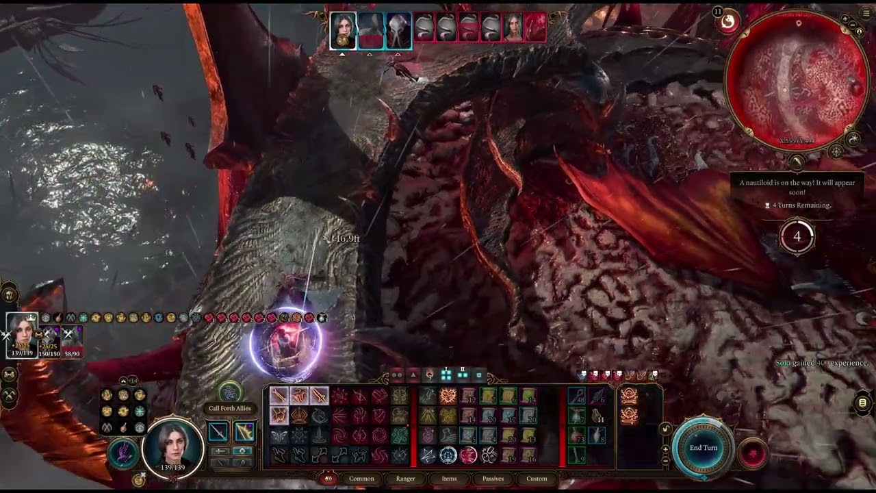 Elder Brain fight - Honour Mode Solo - Baldur's Gate 3