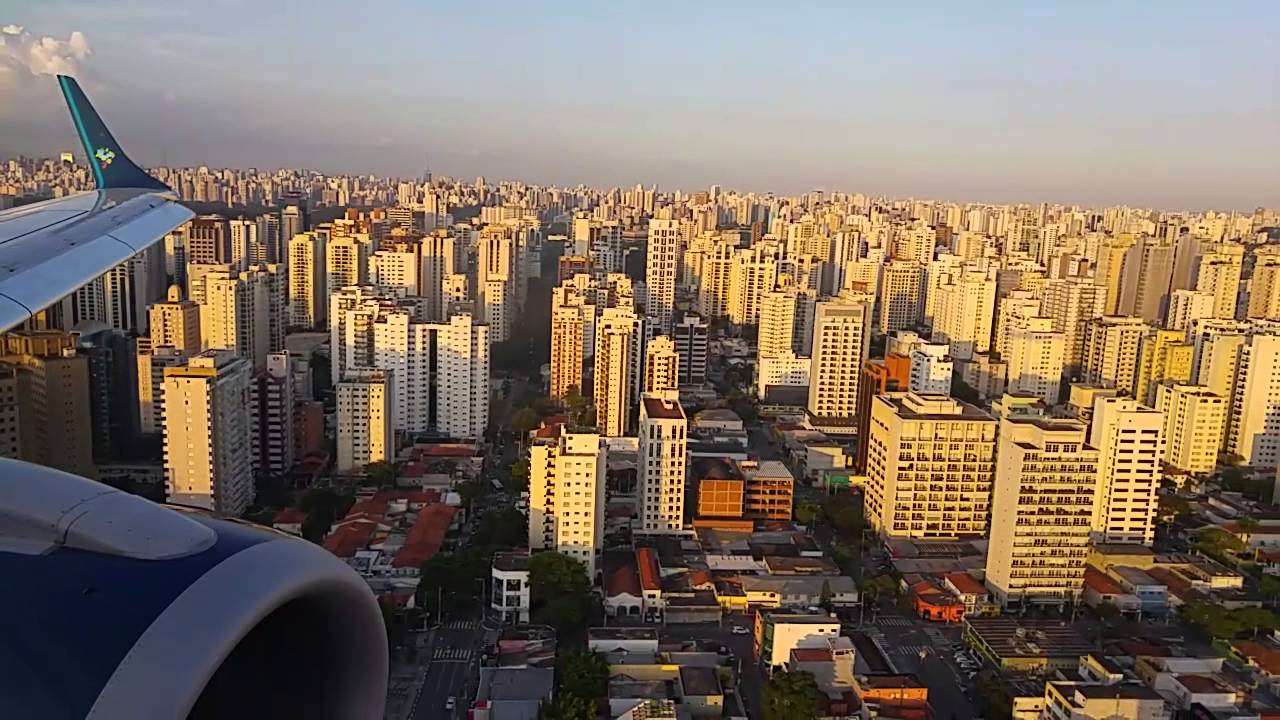 Beautiful landing at Sao paulo - Congonhas airport