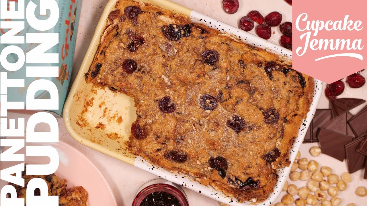 Panettone Bread & Butter Pudding Recipe - How-To | Cupcake Jemma